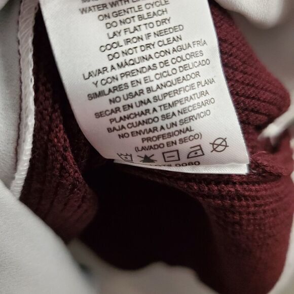 Women's Hilary Radley 2fer Heather Wine Size Medium Sweater - Picture 7 of 10